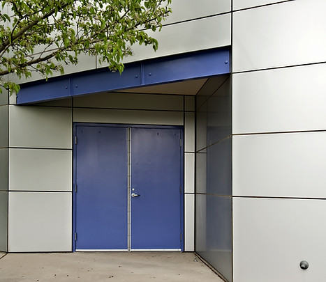 Door Detail - Modern Architecture, Corporate Office and Apartment Building, Urban Structur
