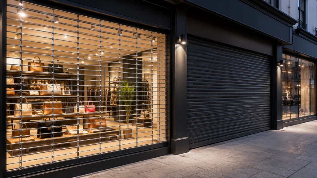 Security Grilles vs Solid Shop Shutters: How to Keep Products Visible Without Losing Security